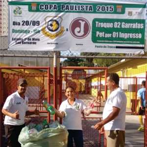 Copa Paulista: São Bernardo arrecada mais de 12.800 garrafas em campanha