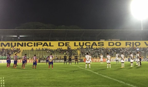 Jogo movimentado termina empatado em Lucas do Rio Verde. - Foto: EC Bahia Oficial