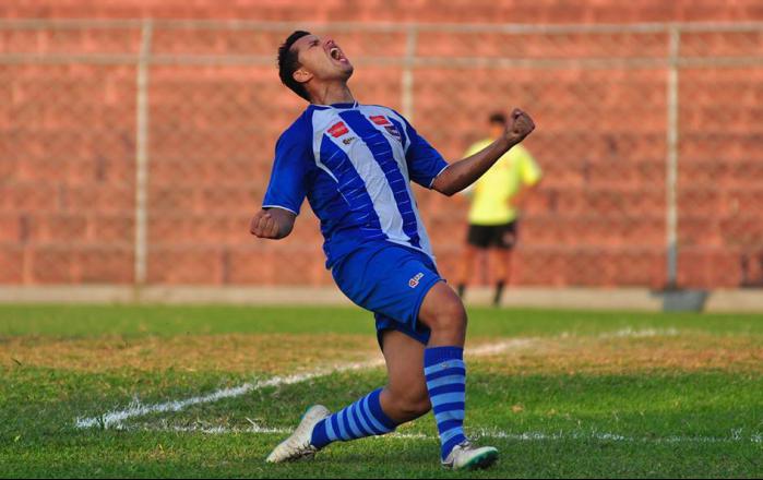 Jorge Mauá marcou o gol de empate do Nacional diante do Paulista na Barra Funda