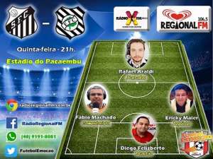 Rádios FI e Regional transmitem jogo da Copa do Brasil nesta quinta-feira