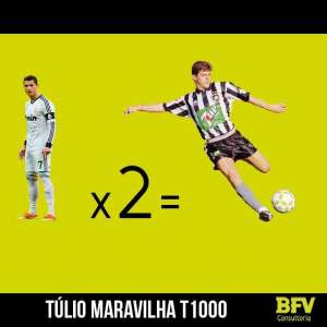 Túlio Maravilha provoca CR7 pelos 500 gols 