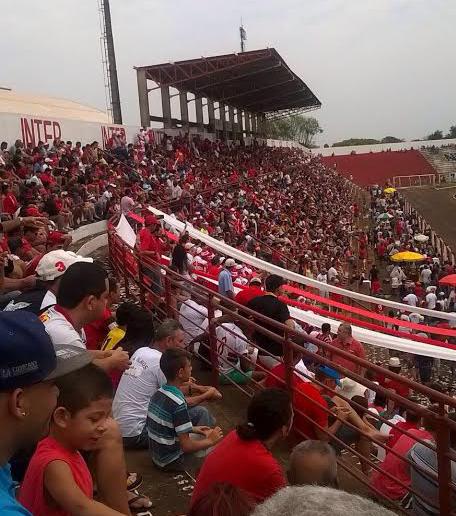 Casa cheia na partida deste domingo