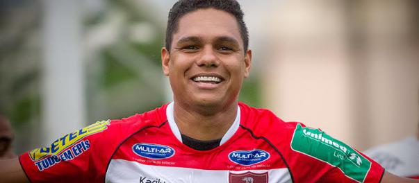 Thiago Humberto festejou o gol da vitória do Linense sobre o Barbarense