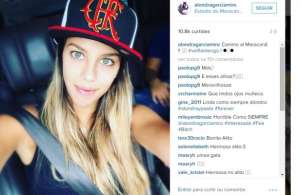 Noiva de Guerrero se atrapalha e coloca Flamengo em grito do Corinthians