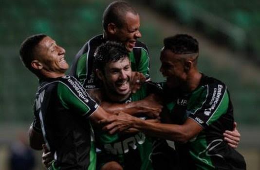 Wesley Matos marcou o gol da vitória do América-MG