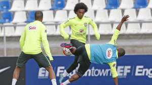 Eliminatórias: Dunga prioriza marcação sob pressão em 1º treino no Ceará