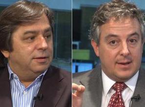 Tirone, à esquerda, e Paulo Nobre: troca de farpas