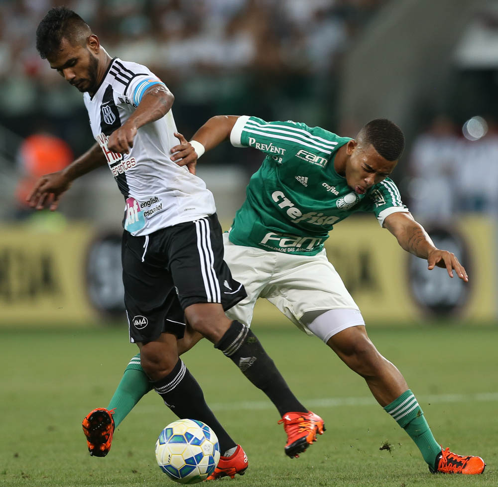 Fernando Bob marcou o único gol do jogo em cobrança de penalti perfeita. - Palmeiras Oficial