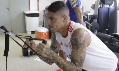 Guerrero fez trabalho físico na academia