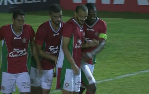 Thaciano abriu 2 a 0 para o Boa Esporte, mas o Sampaio reagiu e buscou o empate