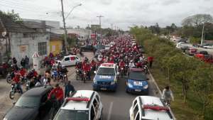 Série C: Multidão recepciona ‘guerreiros’ do Brasil em Pelotas