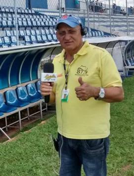 Repórter Aílton Fonseca da Rádio Mantiqueira, líder em audiência no esporte