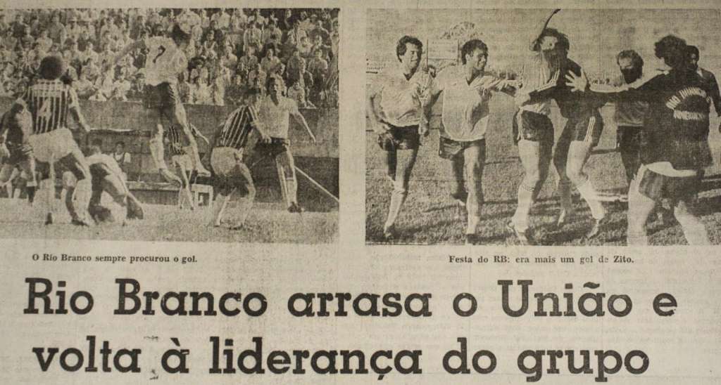 Capa do extinto Diário de Americana de 09/07/85 - Rio Branco Acervo / Roger Willians