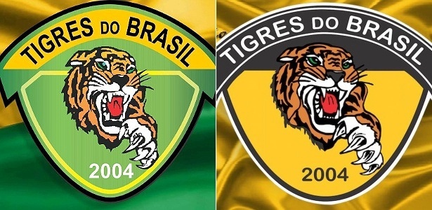 Mudanças no escudo do Tigres do Brasil após parceria com o Corinthians