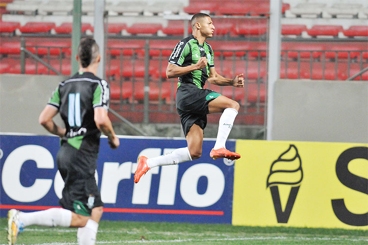 Richarlison fez o primeiro gol do América na partida - Superesportes