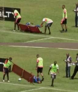 Segundona: Na pressa pelo resultado, jogador do Noroeste é arremessado de maca
