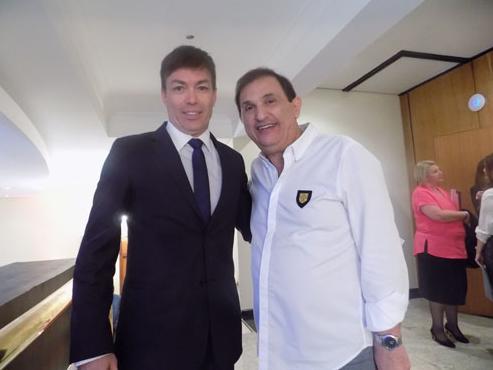Horley e Marquinho Cheddid juntos na Federação - Guilherme Righetto
