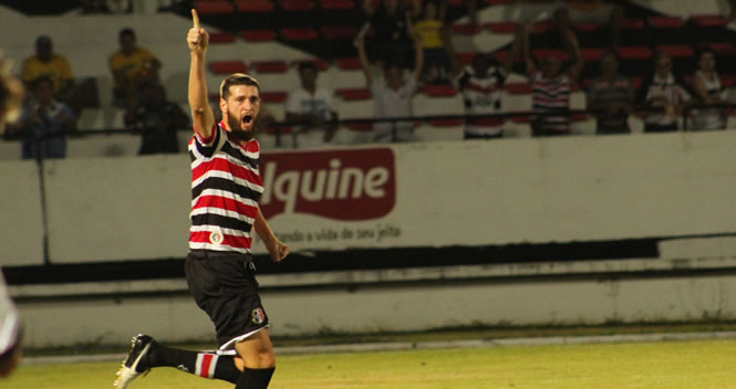 Danny Morais fez grande partida com a camisa do Santa contra Bahia - CoralNET