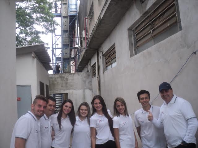 Dirigentes e equipes da E&L Marketing Esportivo