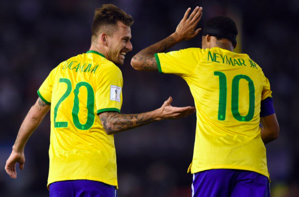 Eliminatórias: Lucas Lima se emociona após primeiro gol pela seleção brasileira 2 0002050127611 img