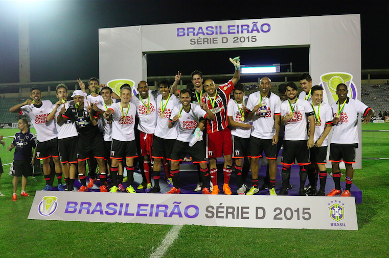 O Botafogo é o segundo clube a conquistar a série D fora de casa. Foto: Rogério Moroti / AG. Botafogo SP