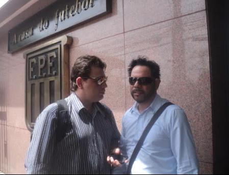 Denilson Lugui à direita na FPF