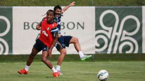Palmeiras faz treino tático e repete time titular com Rafael Marques e Amaral