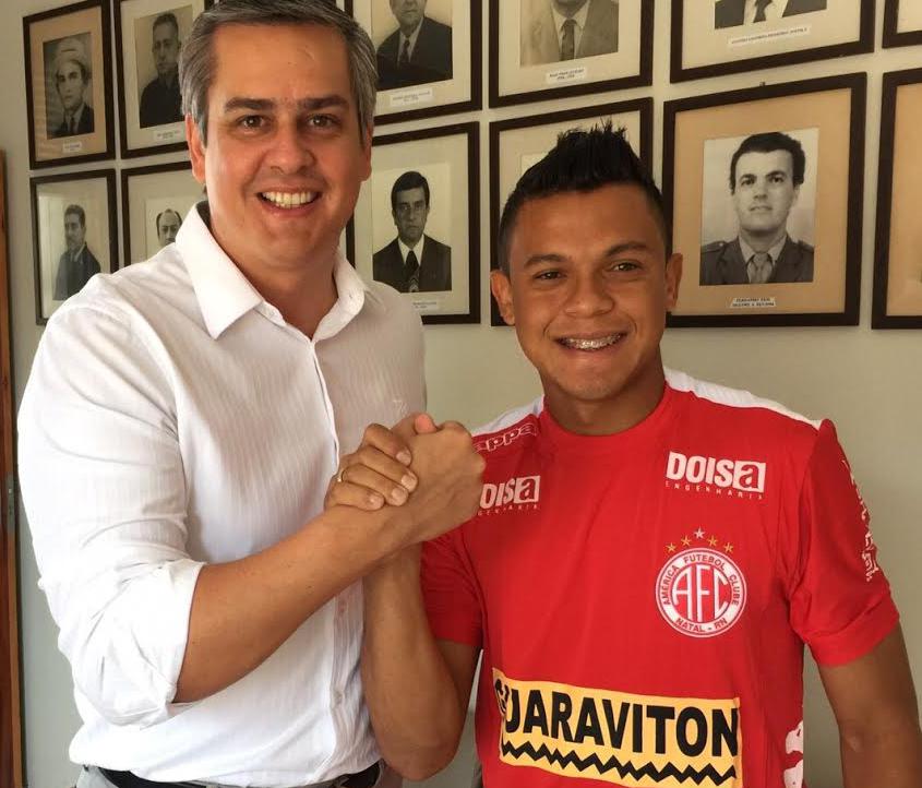 Gabriel é um dos reforços do América-RN para 2016 - Divulgação/AFC