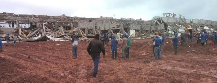 Desabamento de obras no começo do mês atrapalhou o cronograma do Água Santa, que corre atrás do tempo perdido