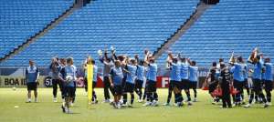 Com presença de torcedores, Grêmio finaliza preparação para o Gre-Nal