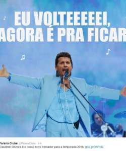 Série B: Ex-Santos, Claudinei Oliveira vira Roberto Carlos e é anunciado no Paraná