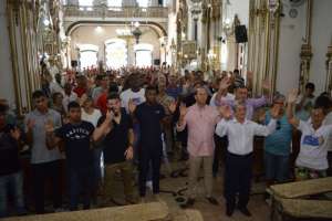 Série B: Depois do acesso, Vitória vai até a igreja do Senhor do Bonfim para agradecer