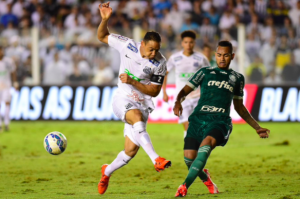 Copa do Brasil: Santos minimiza chances perdidas e comemora vantagem contra Palmeiras