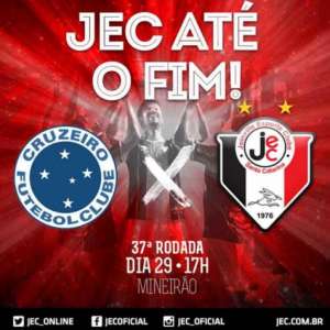 Twitter de segunda? Joinville comete gafe antes de duelo contra o Cruzeiro