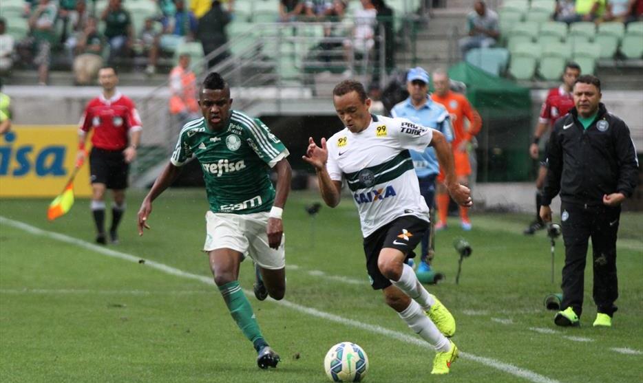 O Palmeiras jogou com seus reservas e se deu mal contra o Coritiba. Foto: Coritiba Oficial