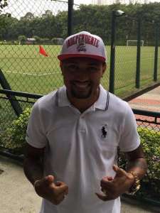 Antes de ser oficializado, Kieza treina no São Paulo