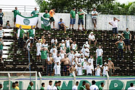 A Fúria Independente acompanhou o time fora de casa - Rodrigo Villalba/Guarani FC A Fúria Independente acompanhou o time fora de casa - Rodrigo Villalba/Guarani FC