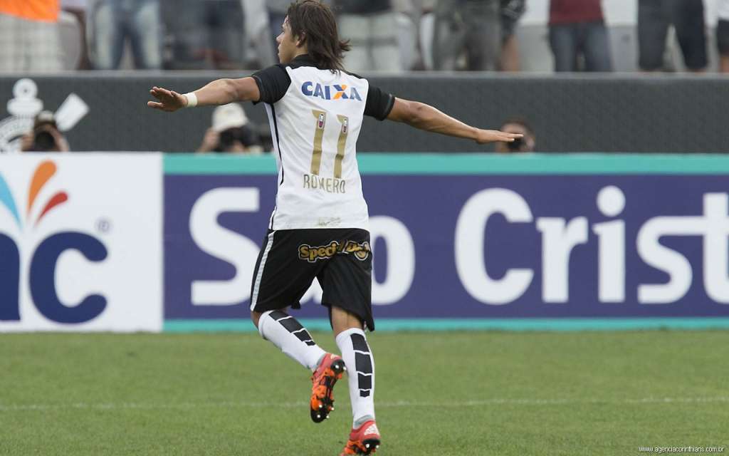 Romero foi o autor do gols do único do Corinthians diante do XV de Piracicaba (Foto: Daniel Augusto Jr/ Ag. Corinthians)