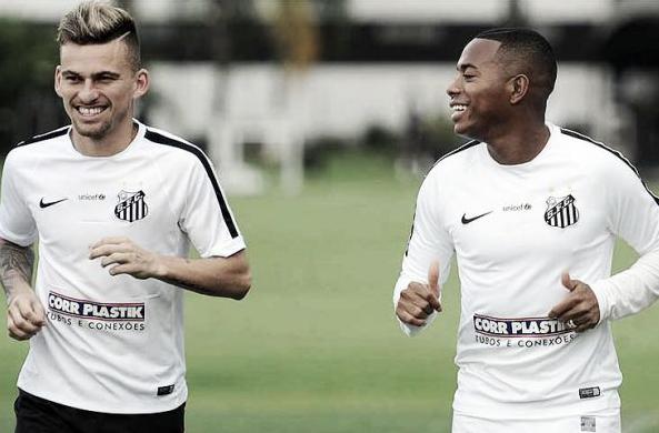 Em entrevista, Lucas Lima disse que ficou triste de Robinho não ir para o Santos