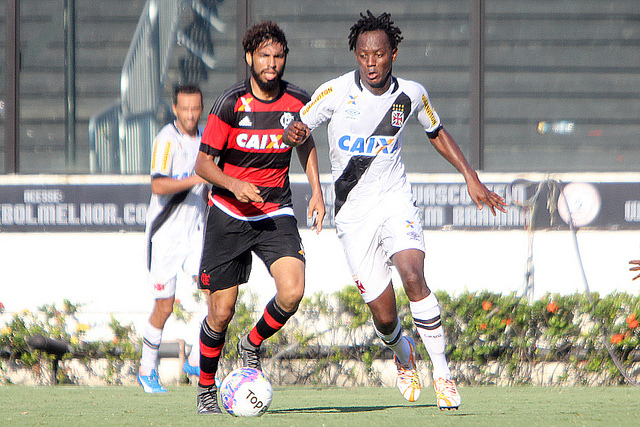 O Vasco bateu o Flamengo em São Januário no final da partida. Foto: vasco.com.br