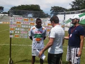 Paulista A3: Jônatas Obina celebra primeiro gol com a camisa do Rio Preto