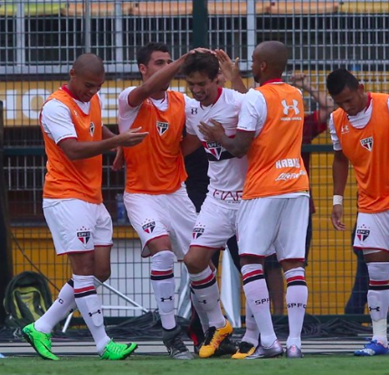 Rodrigo Caio marcou o gol da vitória do São Paulo Rodrigo Caio marcou o gol da vitória do São Paulo