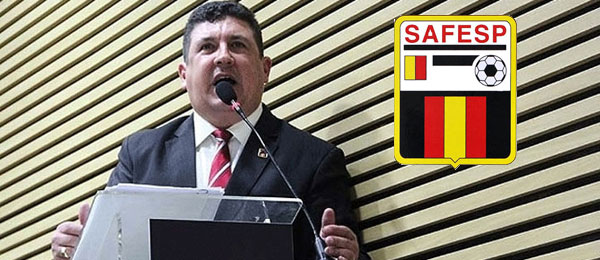 Arthur Alves Júnior, presidente do SAFESP, protocolou ofício junto ao TJD da Federação Paulista e orientou Leomar Oliveira Nevez prestar queixa crime contra João Telê. - SAFESP - Divulgação