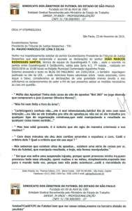 SAFESP pediu explicações e punição contra João Telê por ofensas morais em ofício no TJD