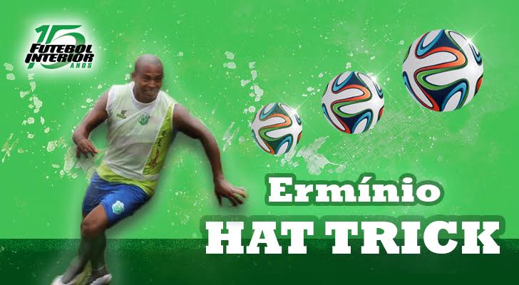 Ermínio fez três dos quatro gols da vitória do Rio Preto sobre o São Carlos