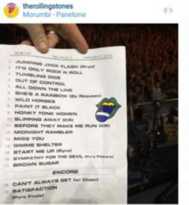 Rolling Stones cantaram no 'Panetone'? São-paulinos não gostaram...