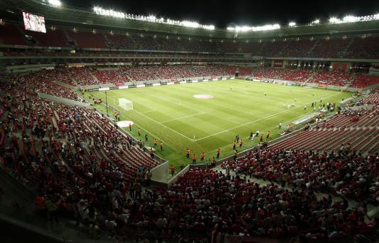 A CBF informou que todos 44.730 ingressos disponíveis para o jogo que será na Arena Pernambuco foram vendidos pela internet em quatro dias