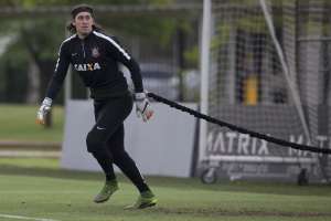 Paulistão: Cássio é poupado de treino e continua como dúvida no Corinthians