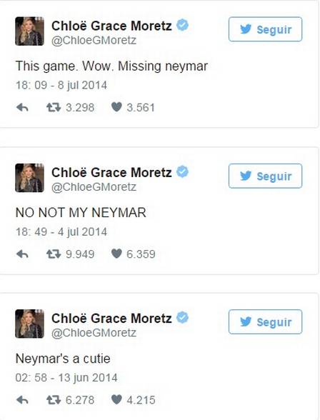 Neymar e Chloë Grace Moretz juntos?