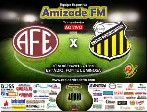 Rádio Amizade transmite Ferroviária X Novorizontino pelo Paulistão